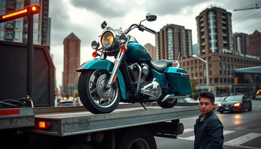 motorbike towing