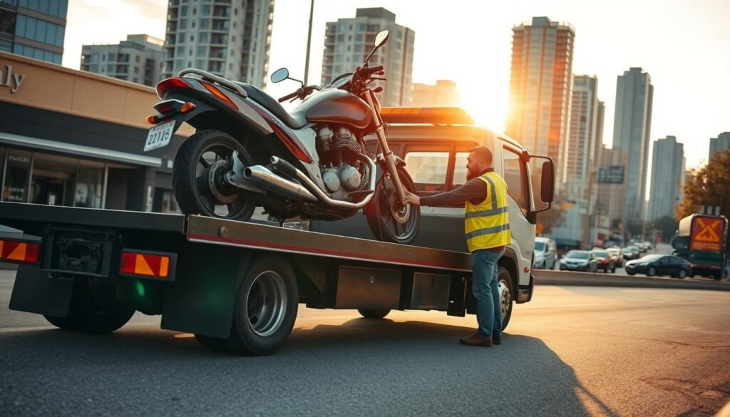 motorbike towing