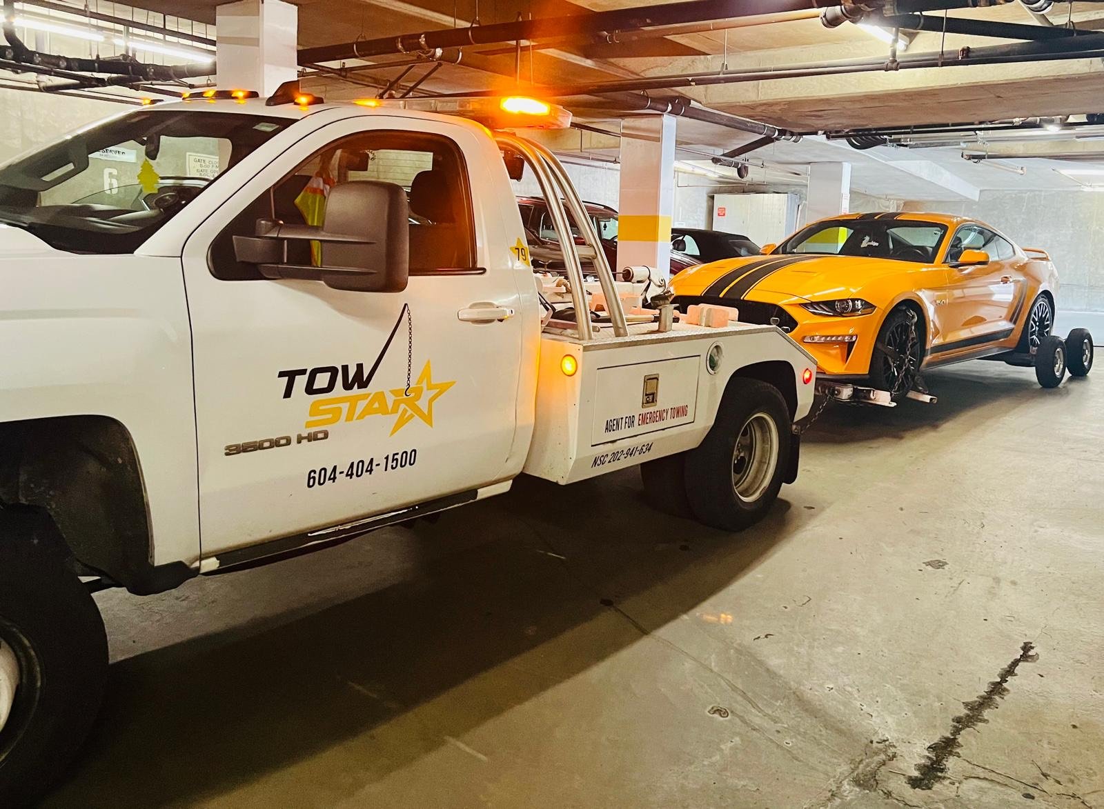Underground towing