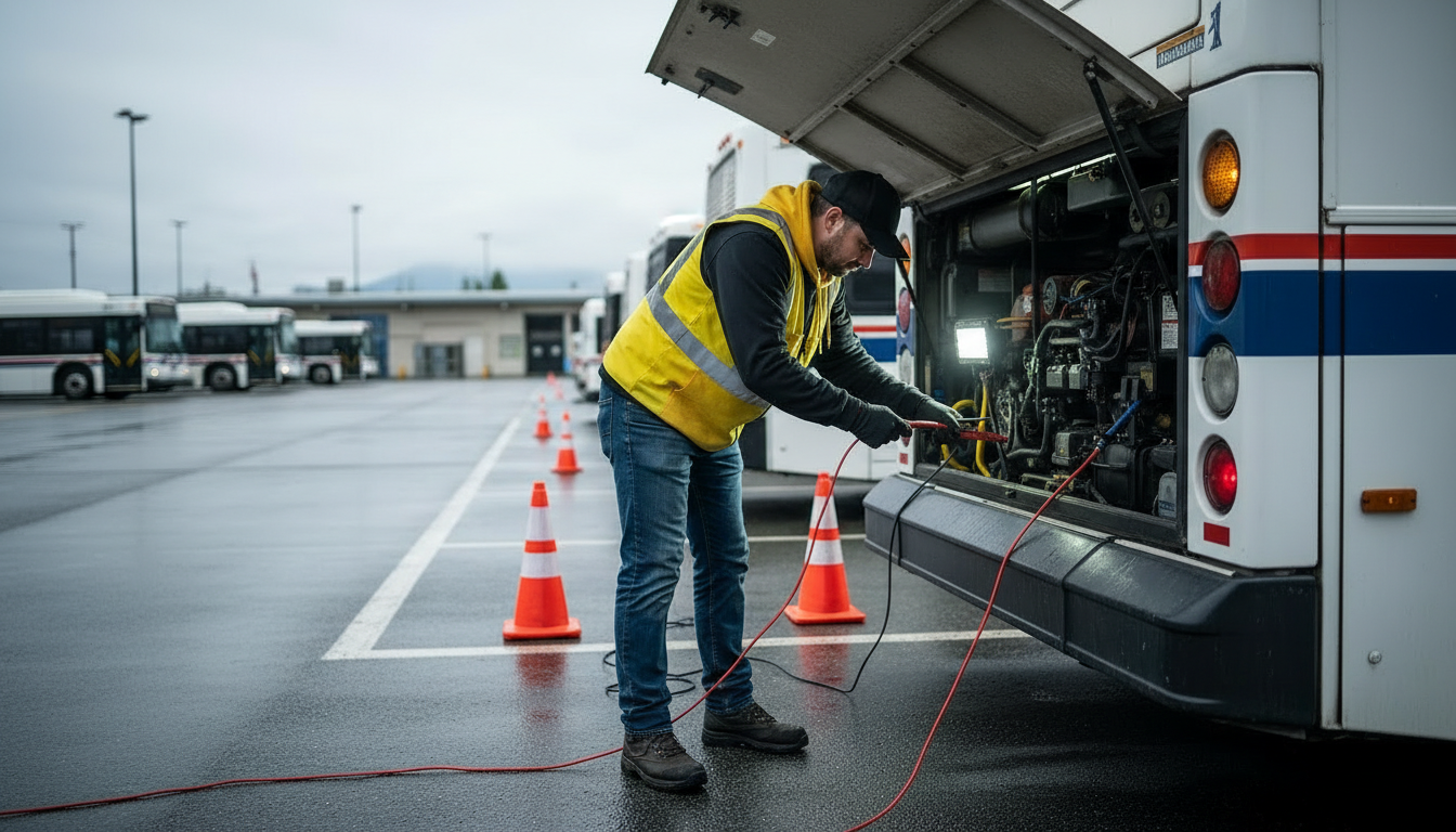 Heavy Vehicle Battery Boost Services in Richmond BC