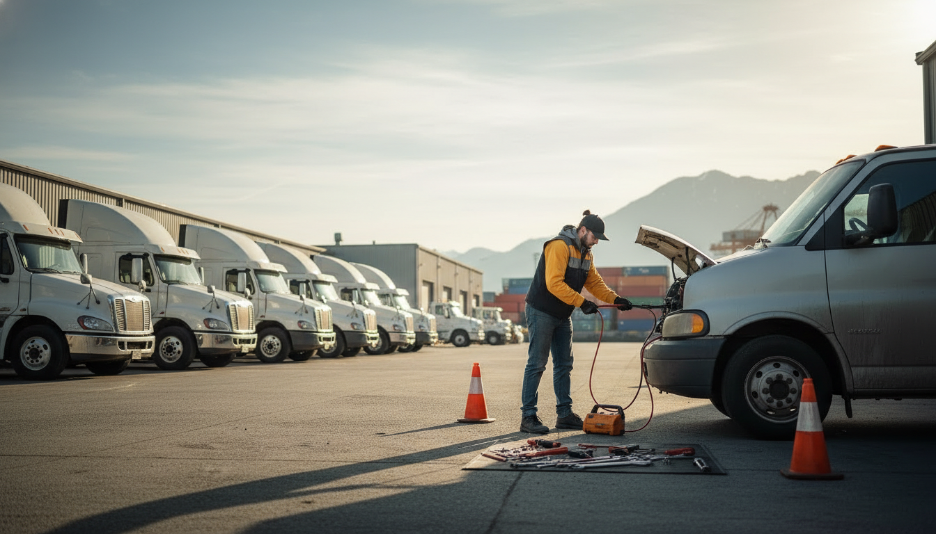 Heavy Vehicle Battery Boost Services in Richmond BC
