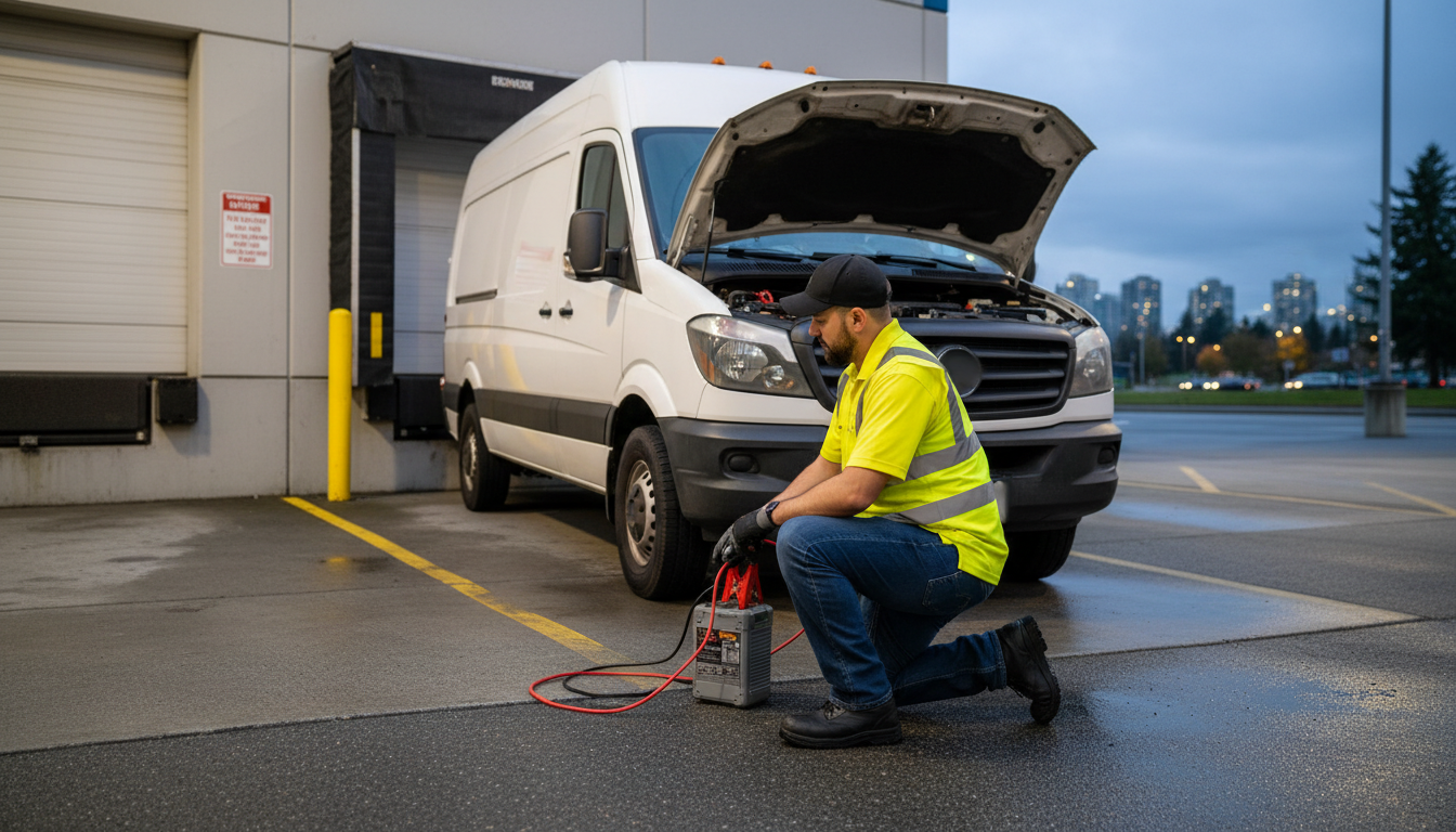 Heavy Vehicle Battery Boost Services in Vancouver BC