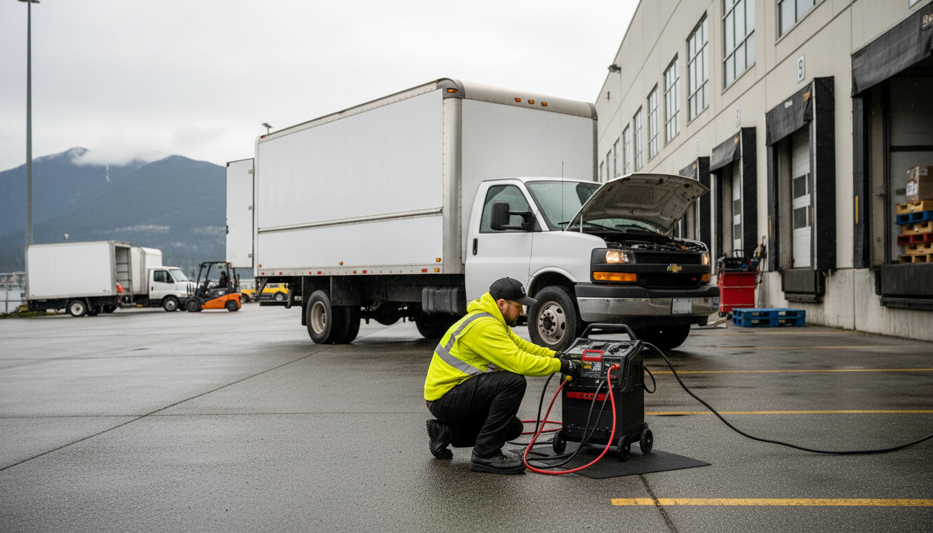Heavy Vehicle Battery Boost Services in Vancouver BC