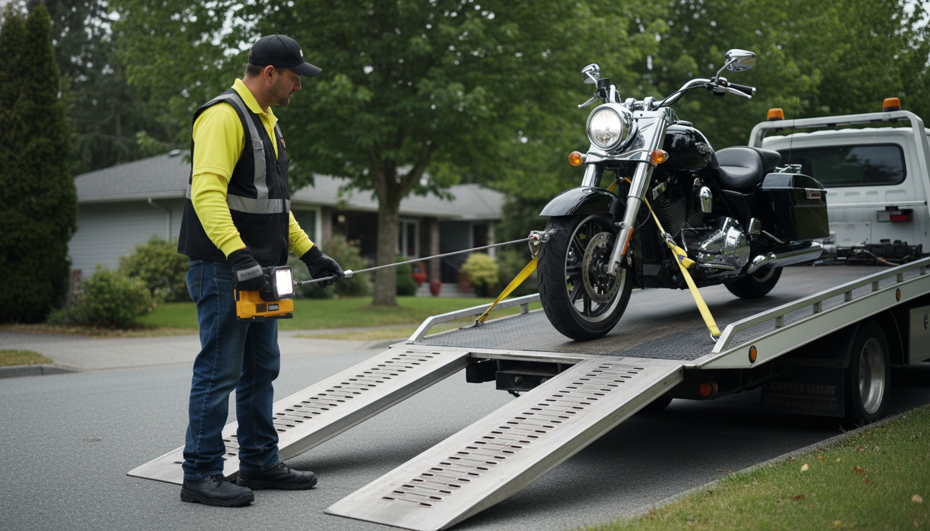 Motorcycle Towing Services in Ladner BC