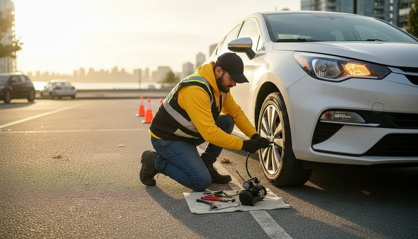 Tire Air Up Inflation Services in Vancouver BC