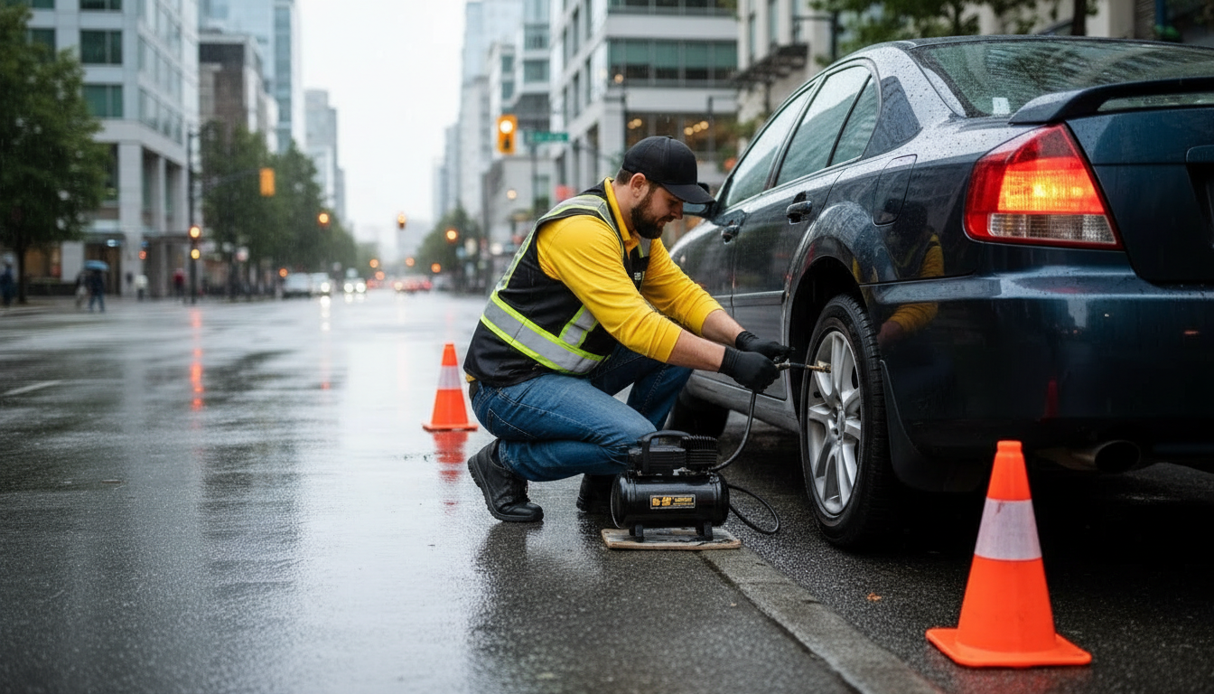 Tire Air Up Inflation Services in Vancouver BC