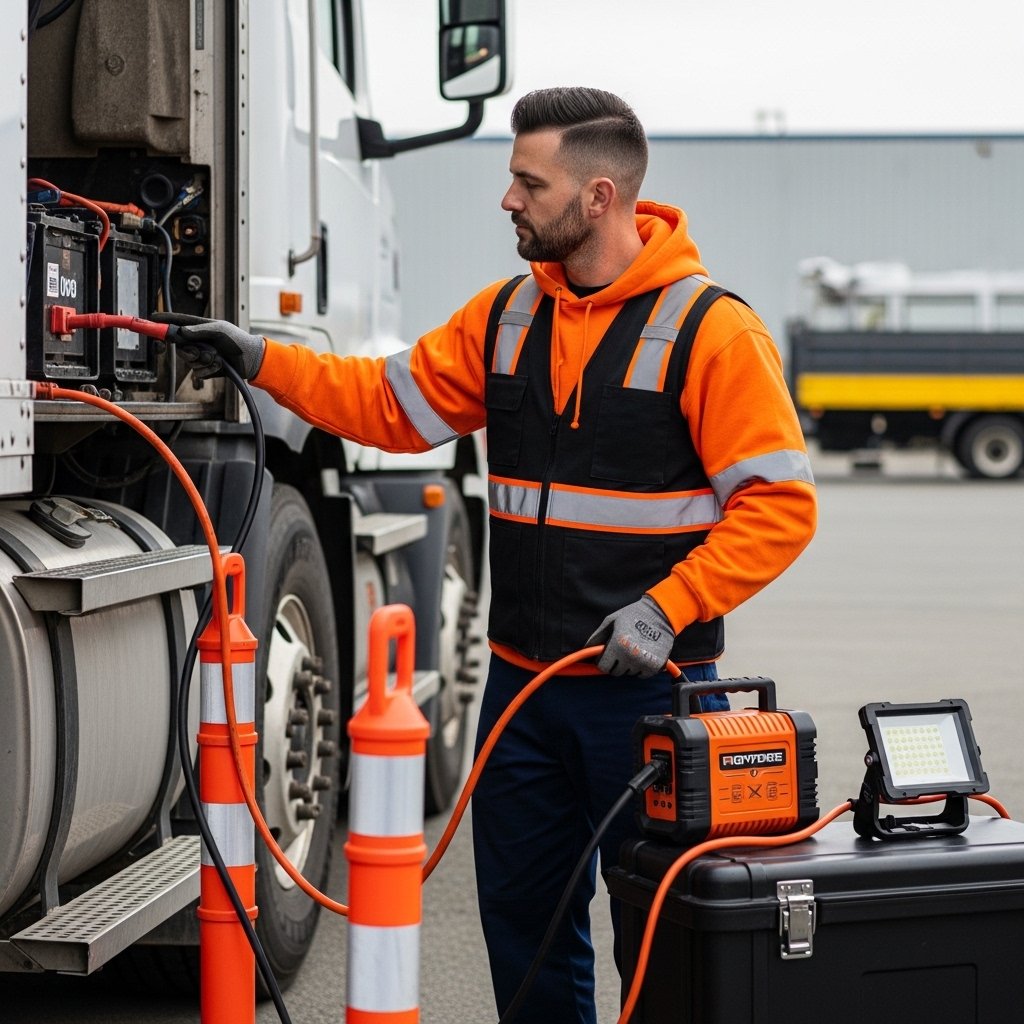 Heavy Vehicle Battery Boost Services in Burnaby BC