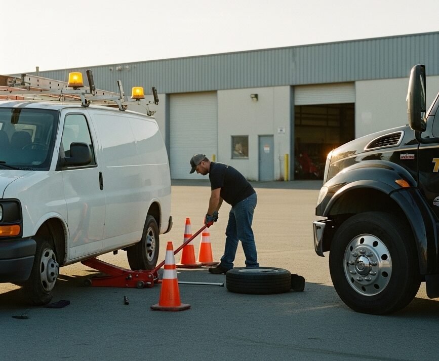 Mobile Tire Change Services in Ladner BC