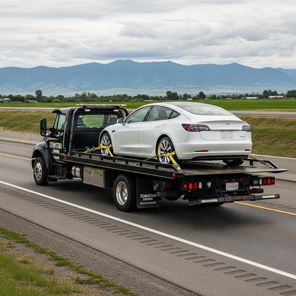 Tesla Towing Services in Ladner BC
