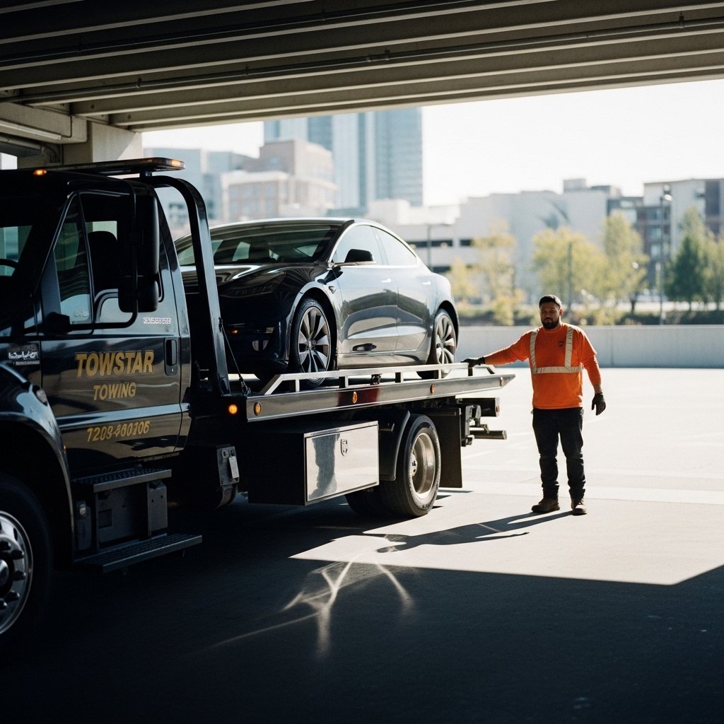 Tesla Towing Services in Ladner BC