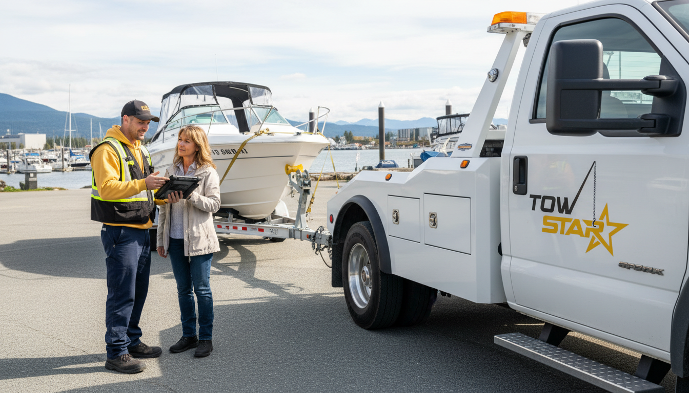 Boat Towing Services in Delta BC