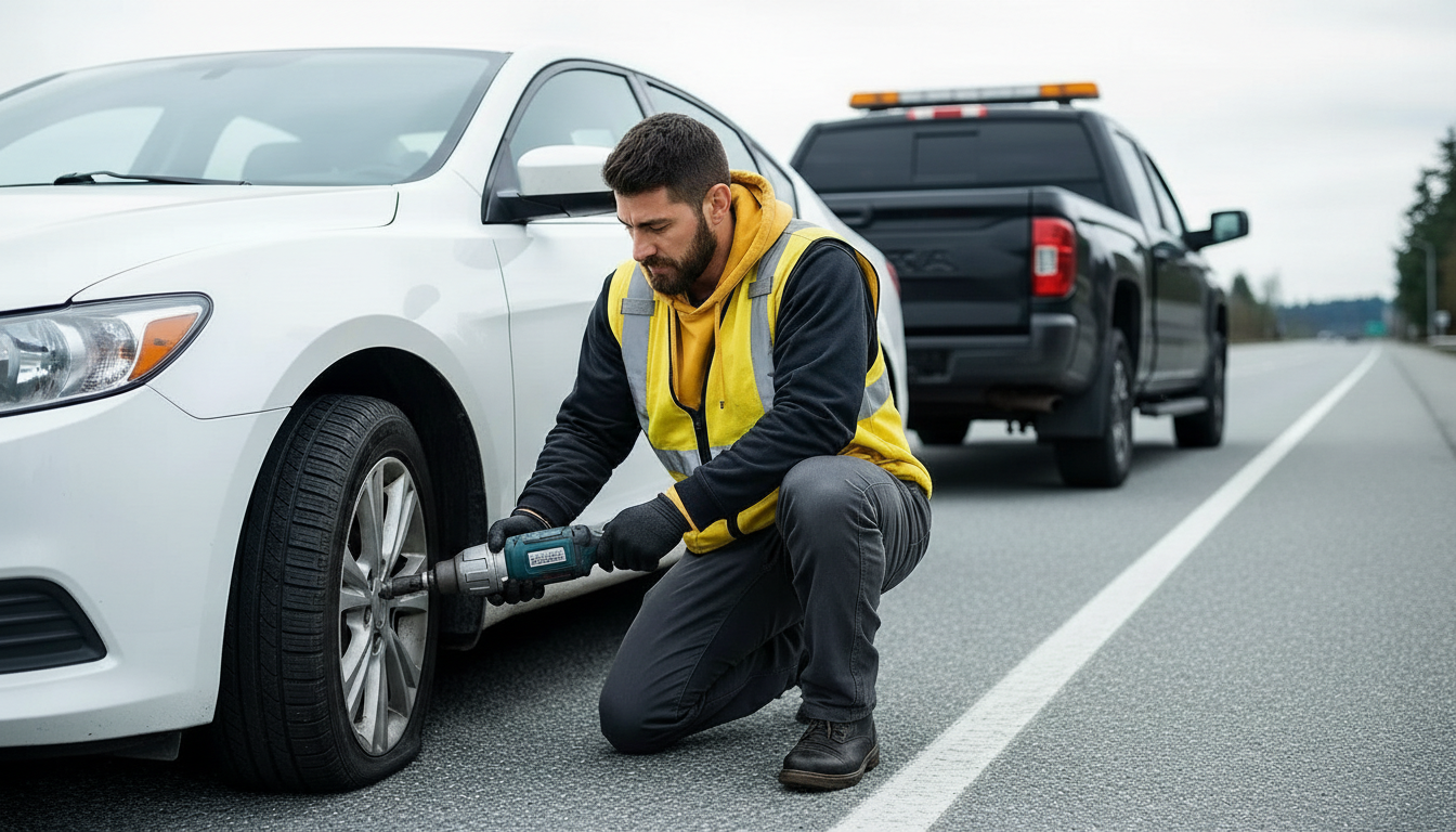Mobile Tire Change Services in Delta BC