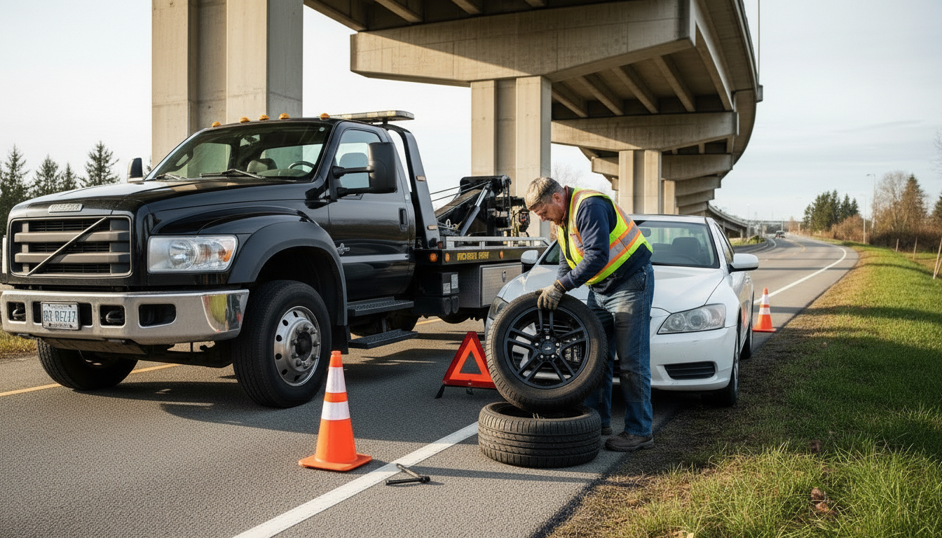 Mobile Tire Change Services in Delta BC