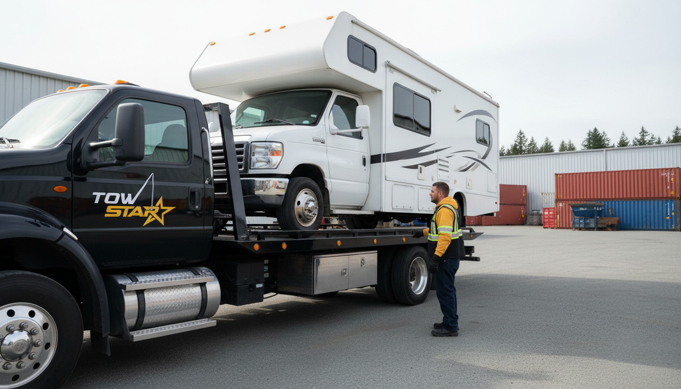Motorhome Towing Services in Delta BC