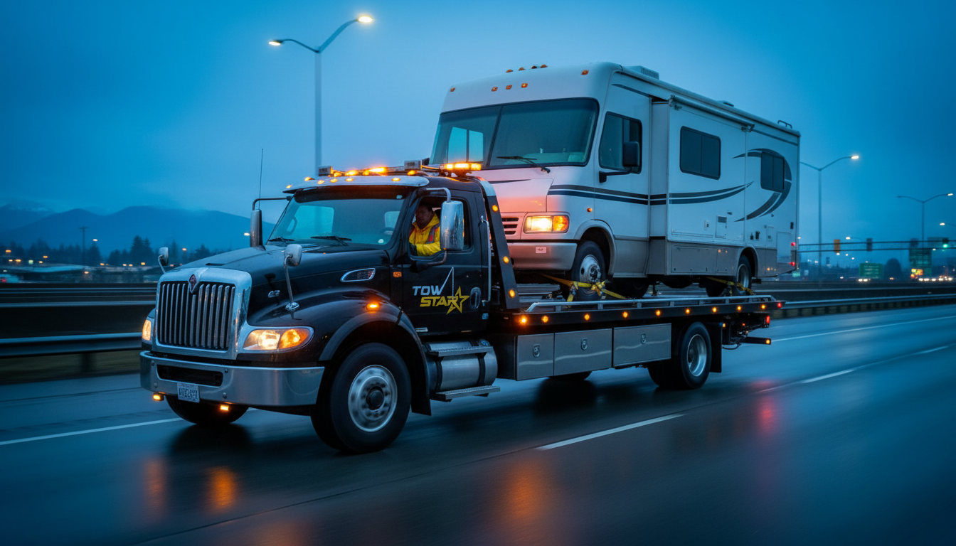Motorhome Towing Services in Delta BC