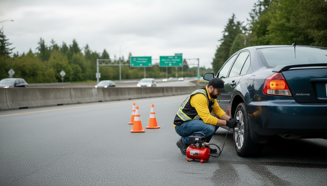 Tire Air Up Inflation Services in Delta BC