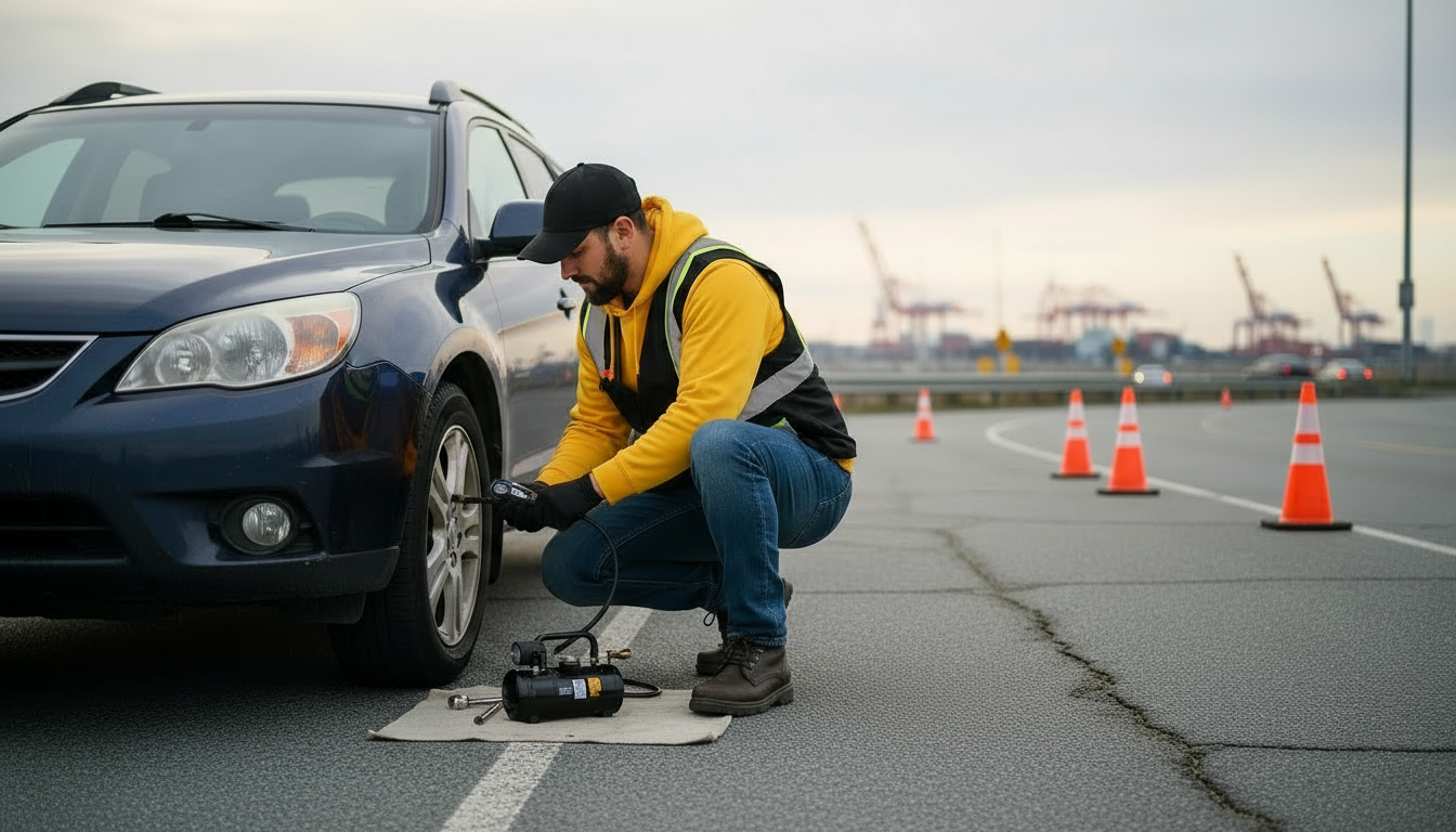 Tire Air Up Inflation Services in Delta BC