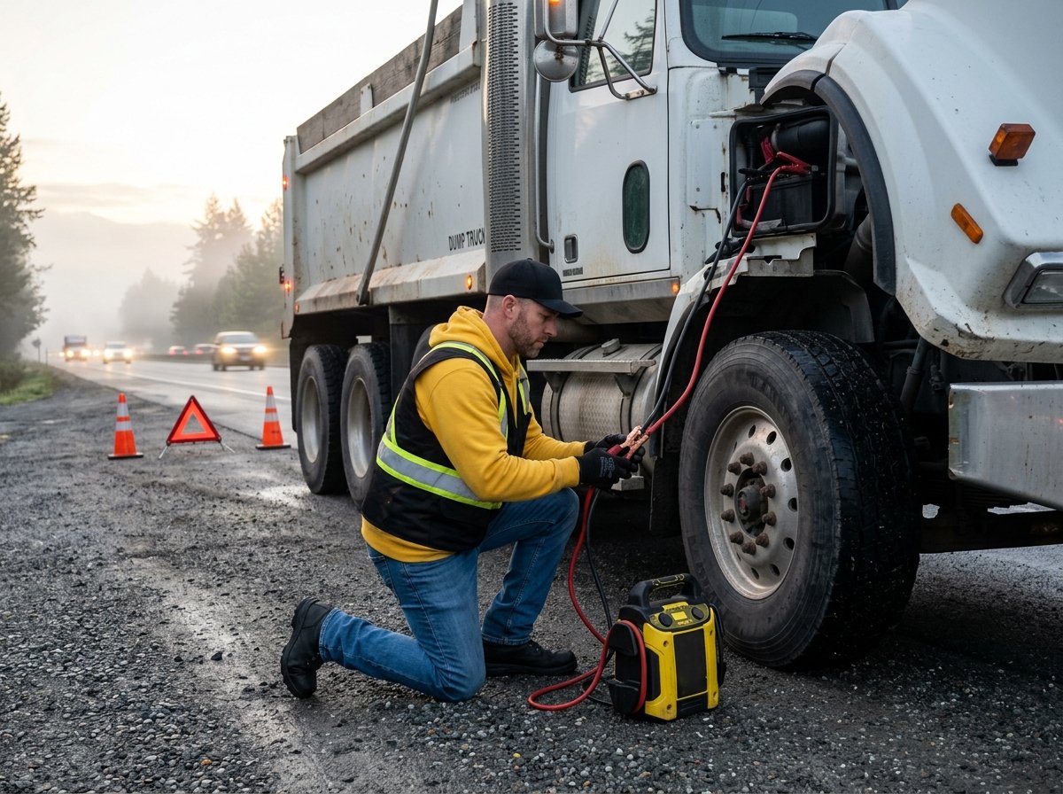 Heavy Vehicle Battery Boost Services in Delta BC​