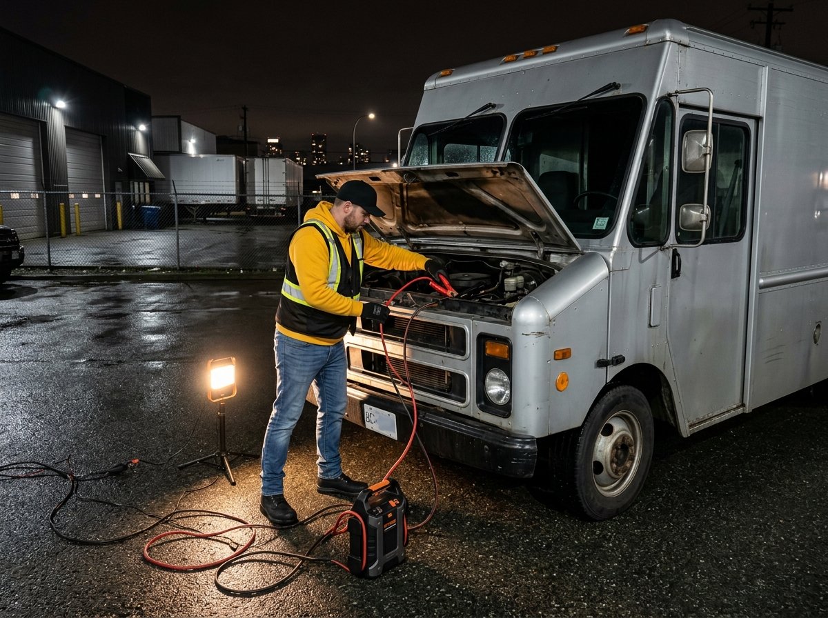 Heavy Vehicle Battery Boost Services in Delta BC​