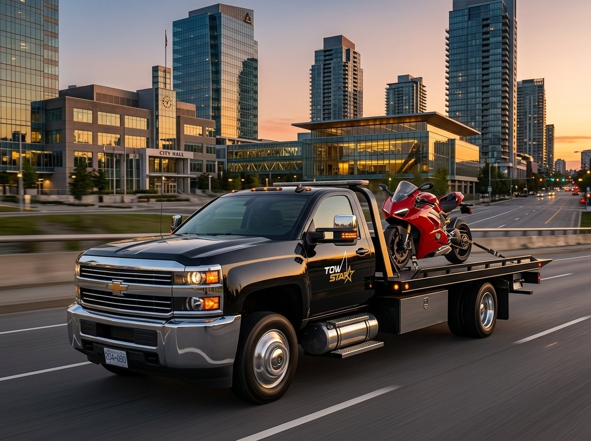 Motorcycle Towing Services in Surrey BC​