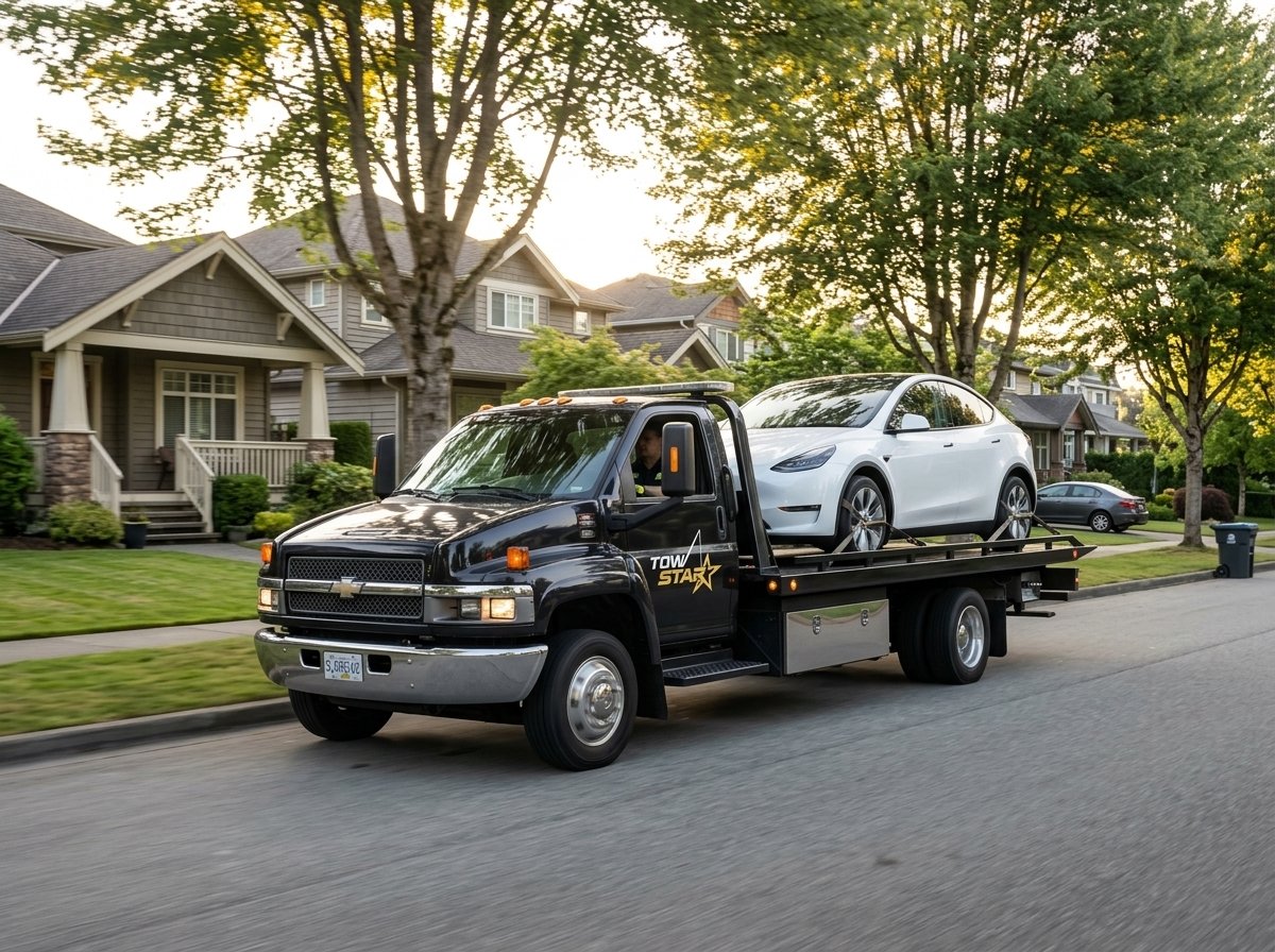 Tesla Towing Services in Surrey BC​