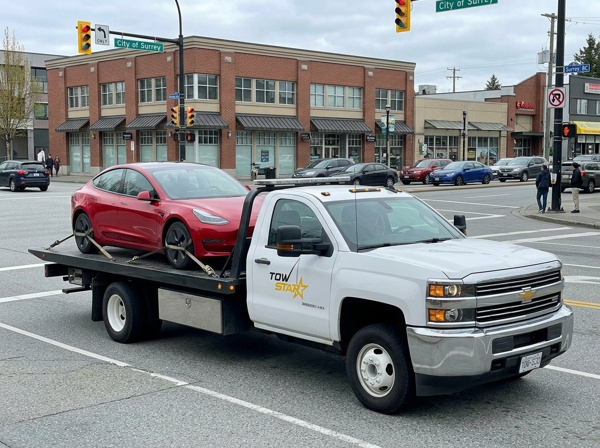 Tesla Towing Services in Surrey BC​