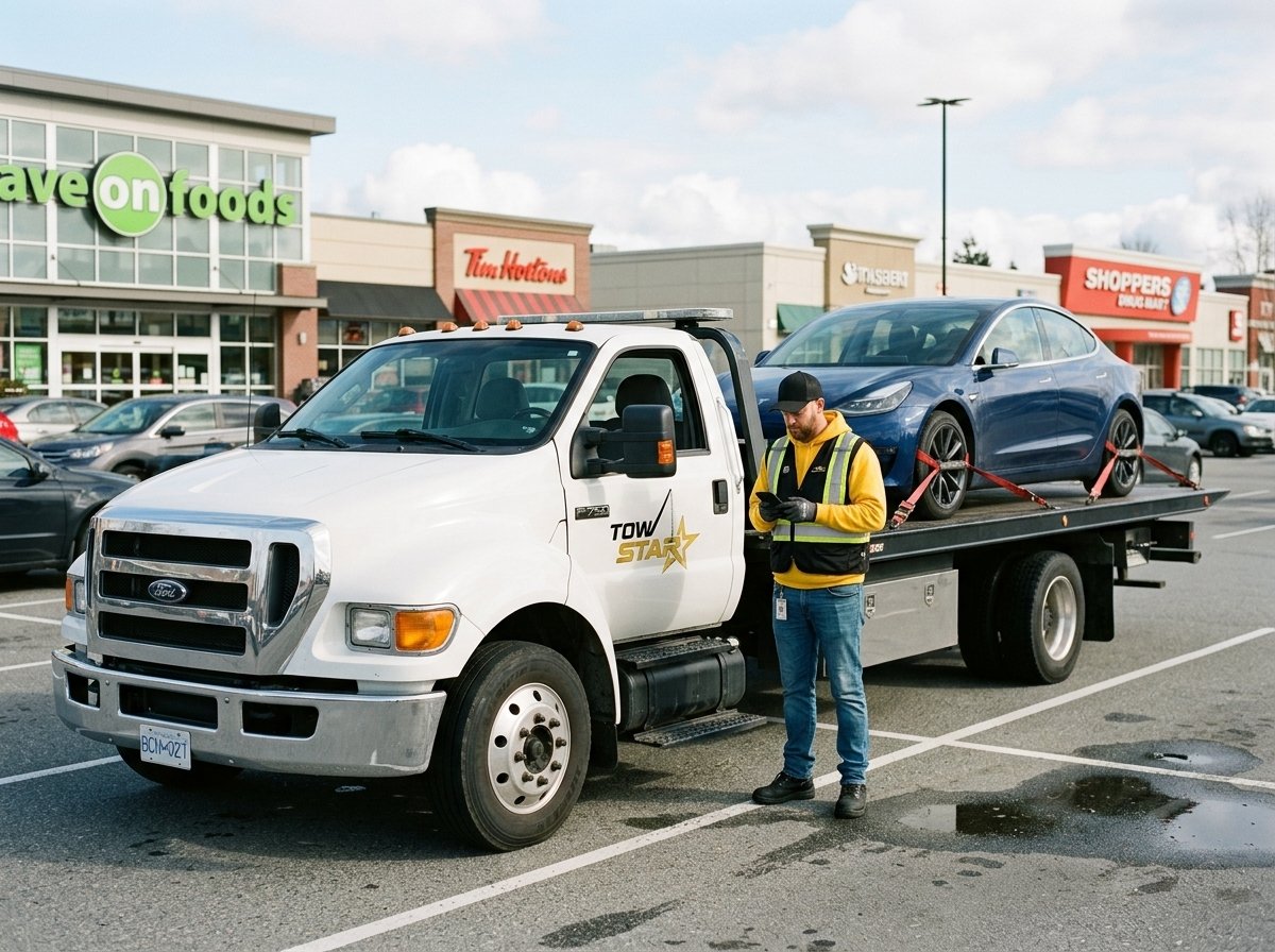 Tesla Towing Services in Surrey BC​