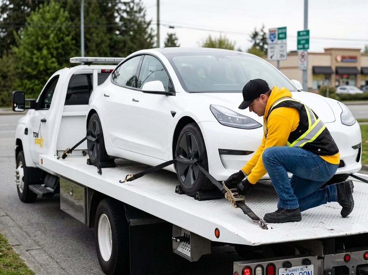 Tesla Towing Services in Surrey BC​
