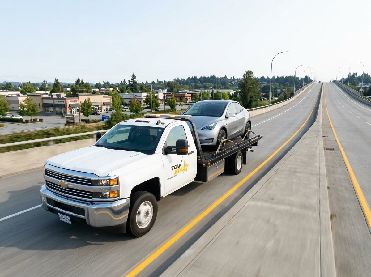 Tesla Towing Services in Surrey BC​