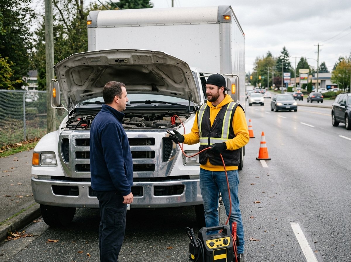 Heavy Vehicle Battery Boost Services in Surrey BC​