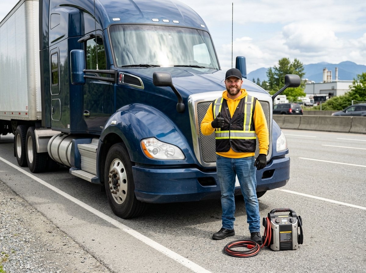 Heavy Vehicle Battery Boost Services in Surrey BC​
