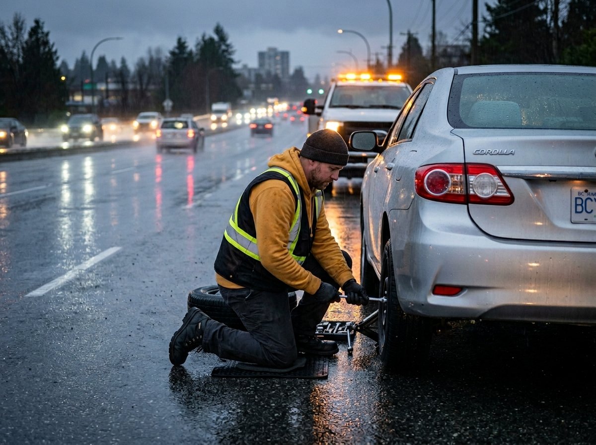 Mobile Tire Change Services in Surrey BC​