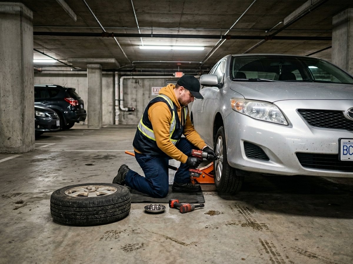 Mobile Tire Change Services in Surrey BC​