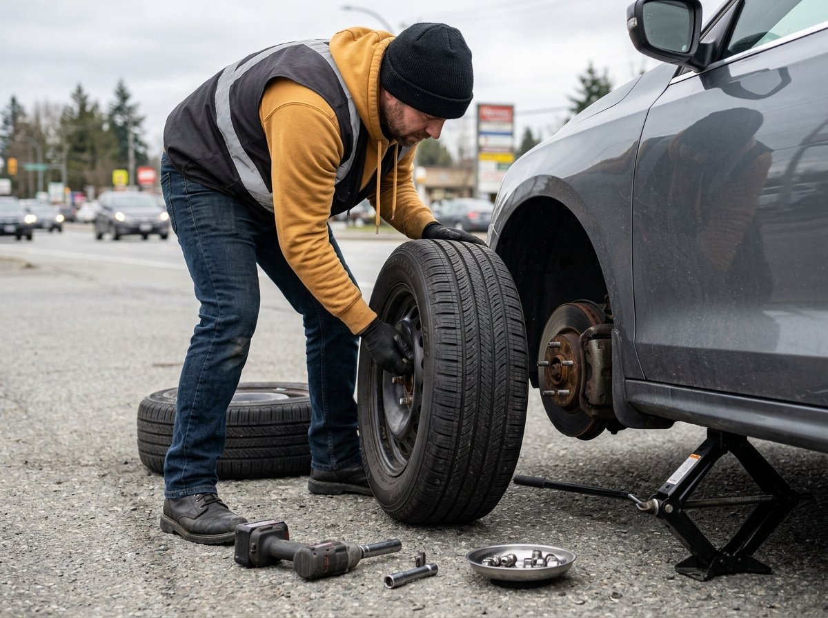 Mobile Tire Change Services in Surrey BC​