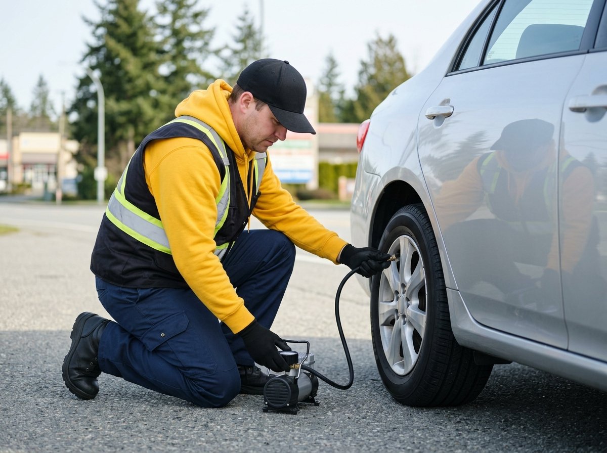 Tire Air Up Inflation Services in Surrey BC​