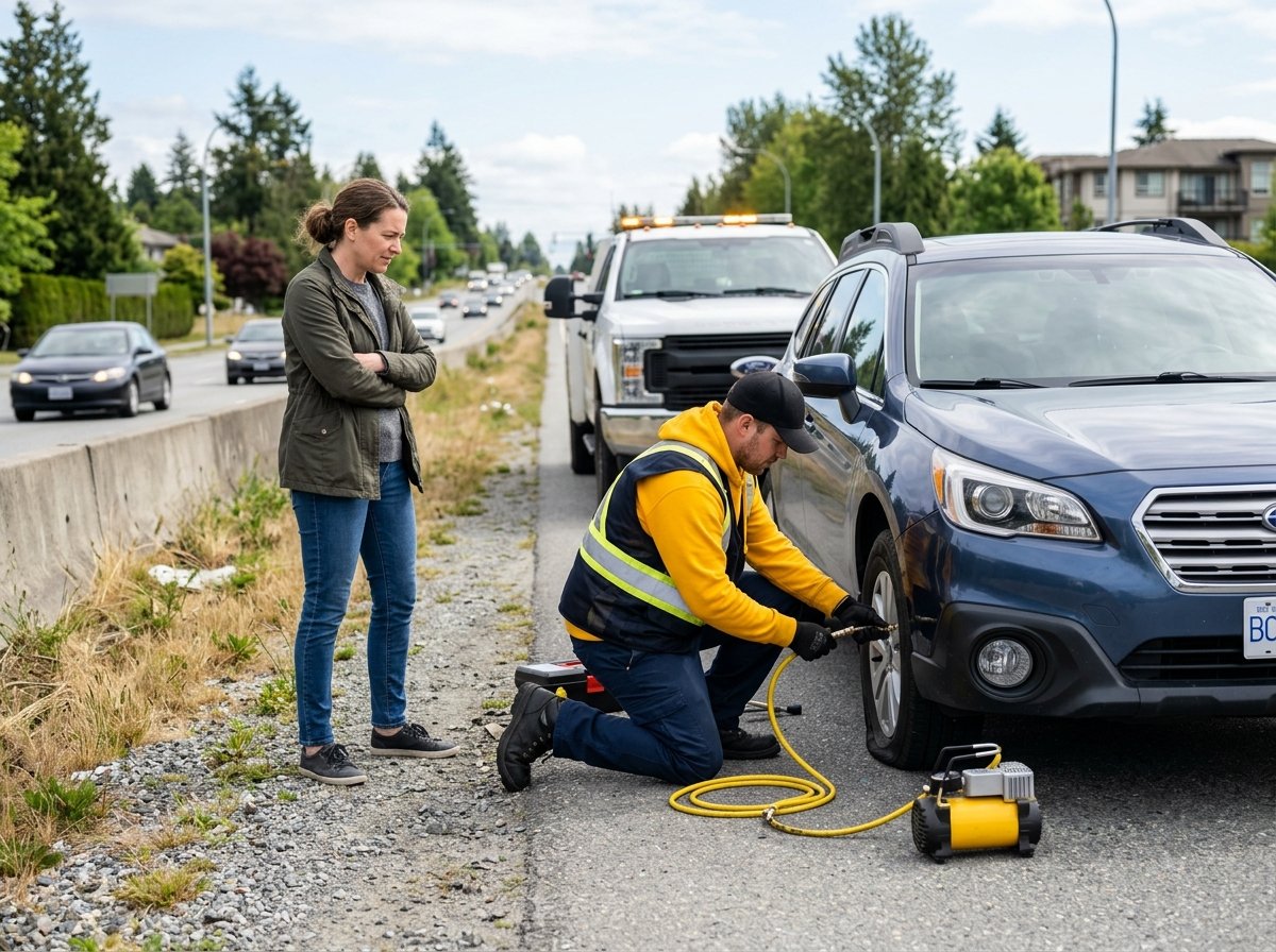 Tire Air Up Inflation Services in Surrey BC​
