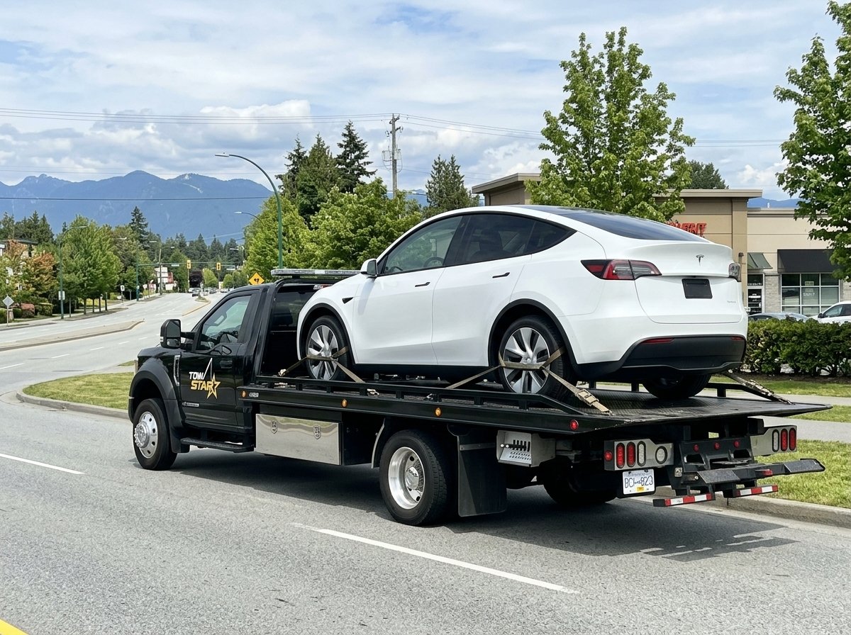 Tesla Towing Services in Coquitlam BC​