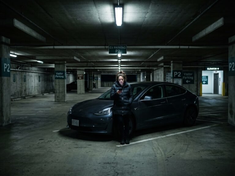 Towstar Towing For Tesla Underground Parkade Recovery In Vancouver