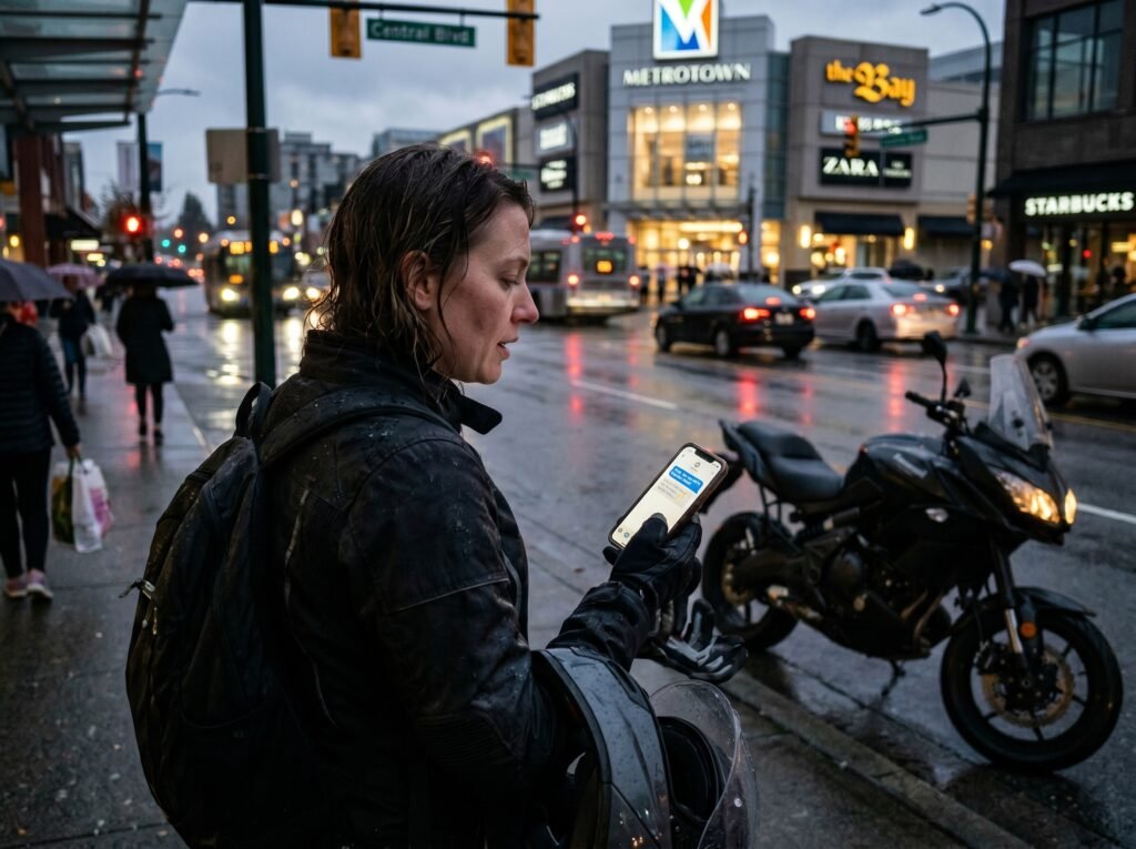 Towstar Towing Motorcycle Pickup Near Metrotown With Text Updates