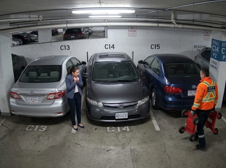 Can Underground Parking Towing Reach A Tight Metrotown Condo Stall?