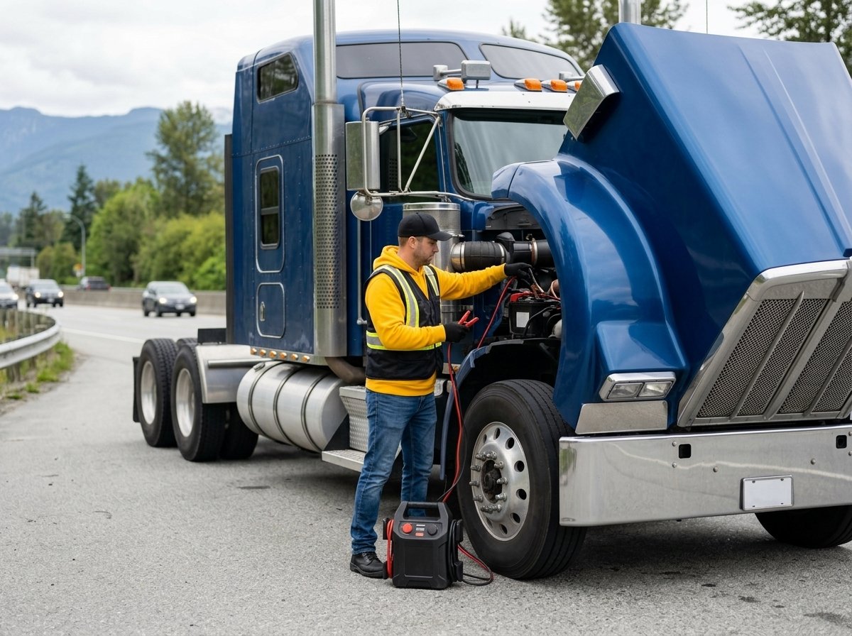 Heavy Vehicle Battery Boost Services in Coquitlam BC​