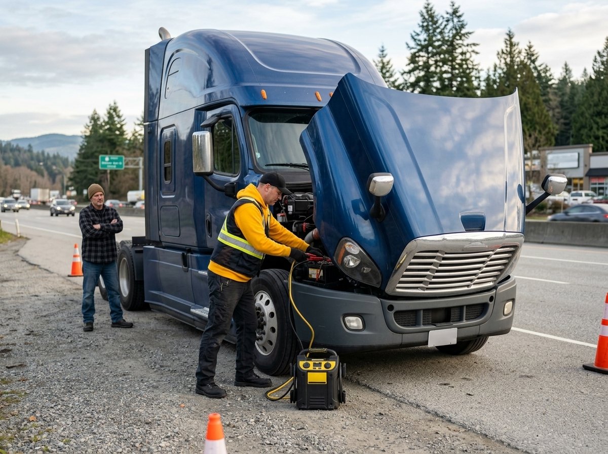 Heavy Vehicle Battery Boost Services in Coquitlam BC​