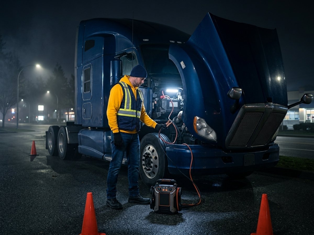 Heavy Vehicle Battery Boost Services in Coquitlam BC​