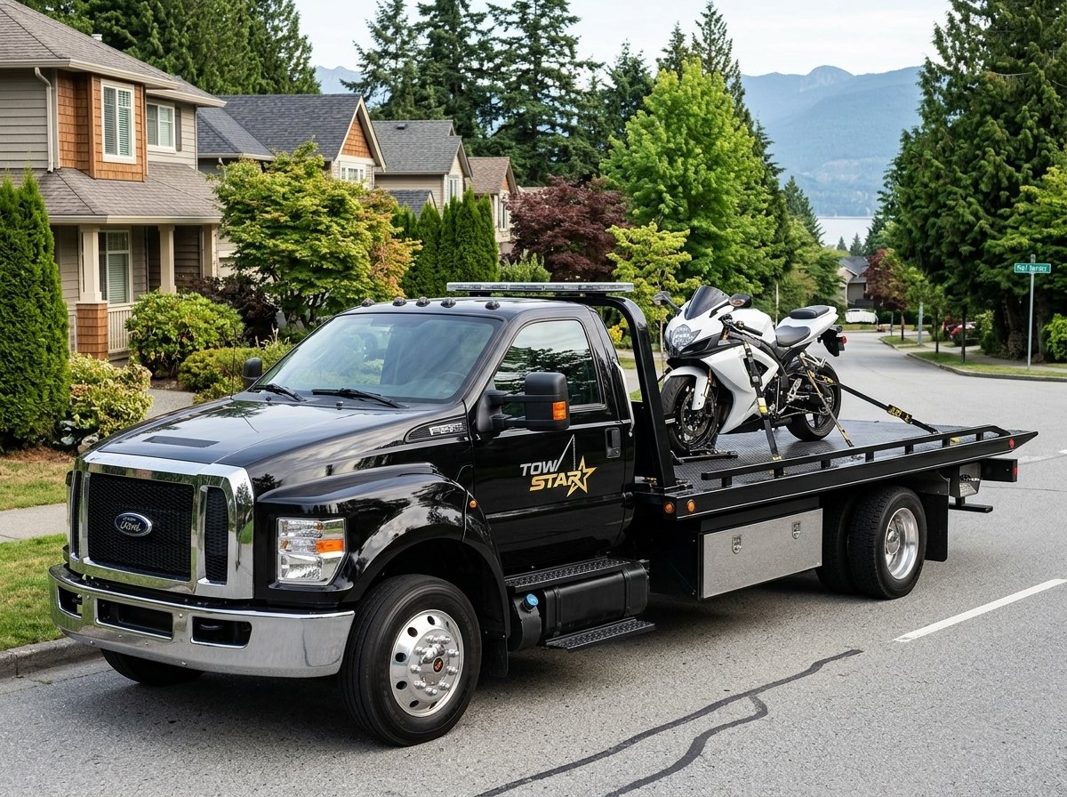 Motorcycle Towing Services in Port Moody BC​