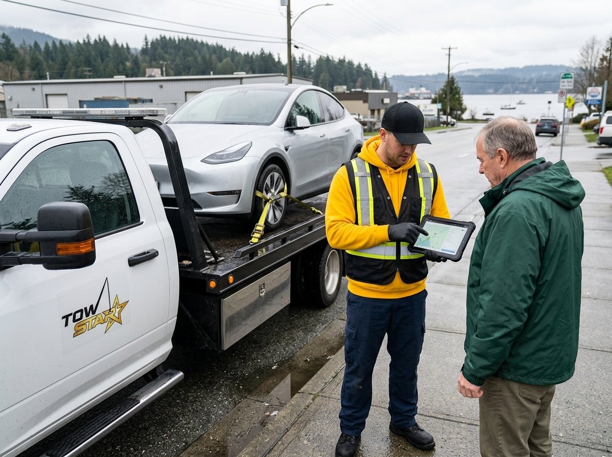 Tesla Towing Services in Port Moody BC