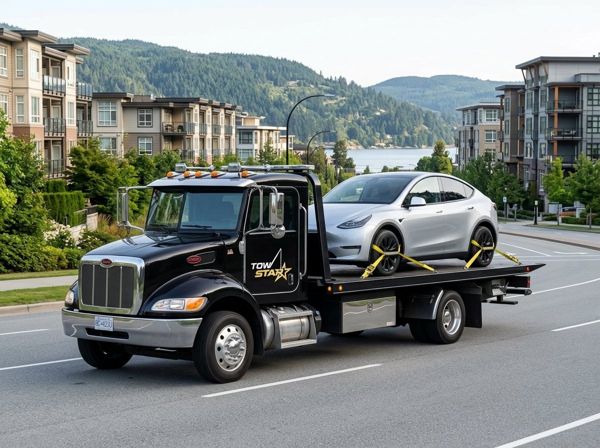 Tesla Towing Services in Port Moody BC