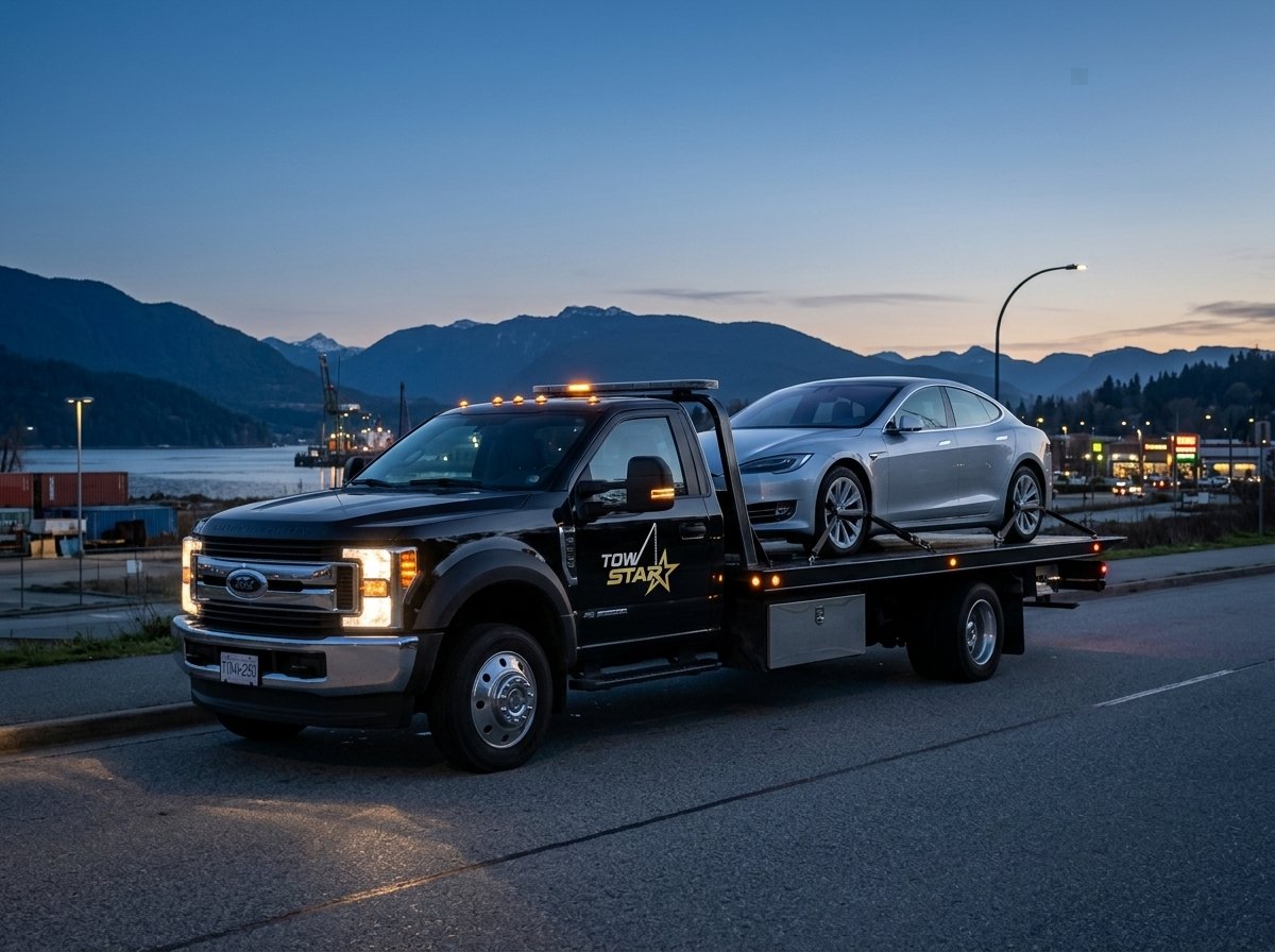 Tesla Towing Services in Port Moody BC