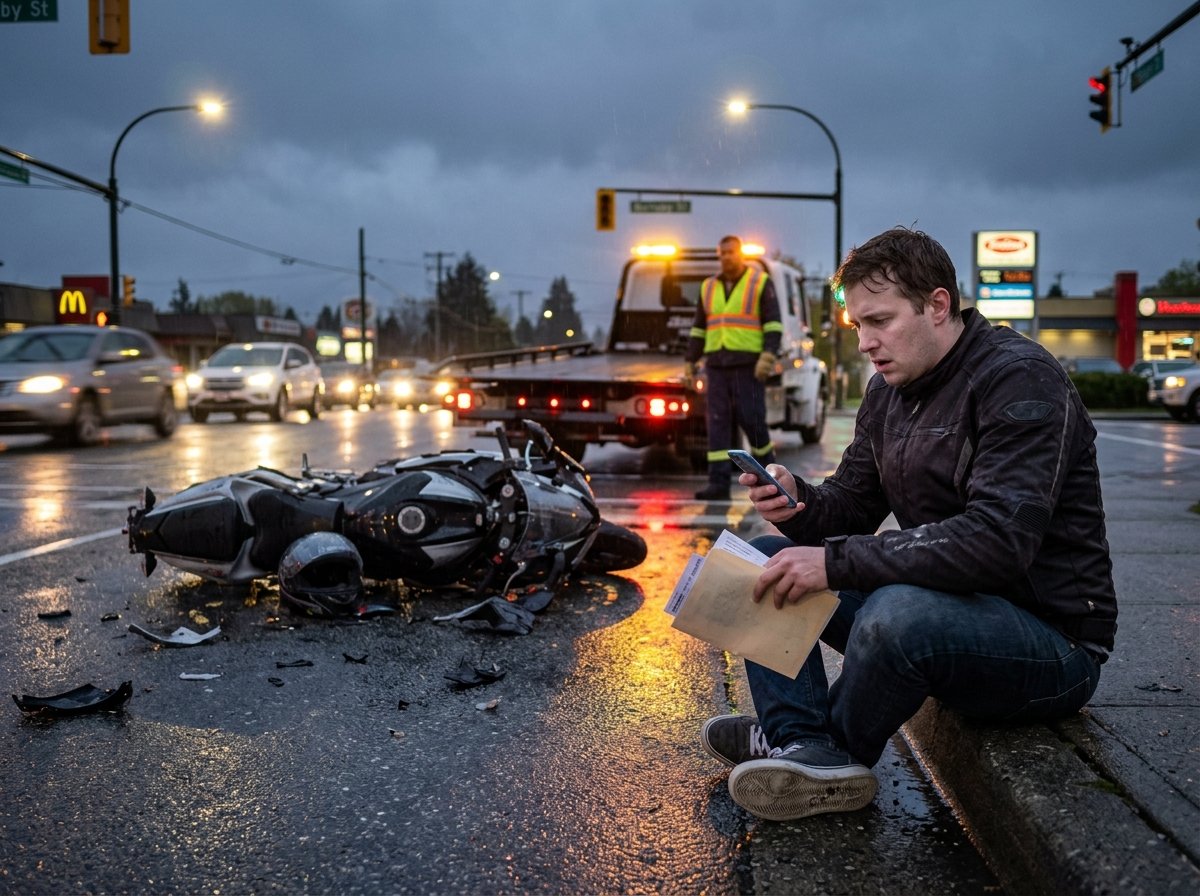 Towing A Motorcycle After A Crash Who Handles ICBC Paperwork?