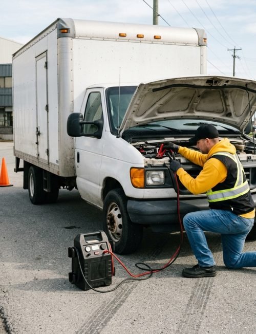Heavy Vehicle Battery Boost Services in Delta BC​