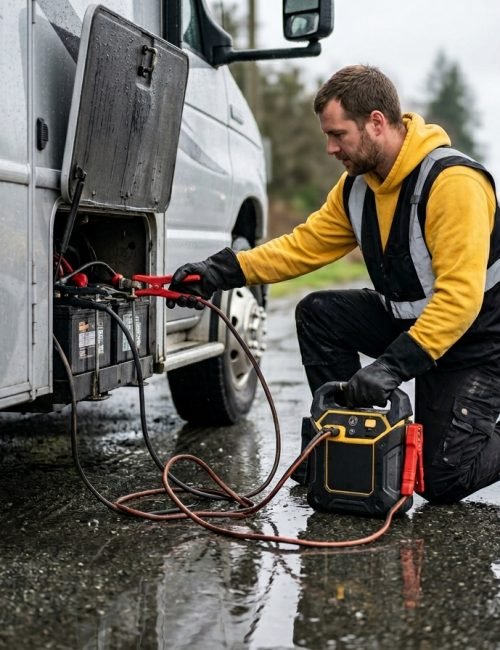 Heavy Vehicle Battery Boost Services in Delta BC​